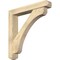 Ekena Millwork Legacy Craftsman Rough Sawn Bracket w/ Offset Brace, Douglas Fir, 6"W x 36"D x 36"H BKT0604X36X36LEC04RDF - alternate 1